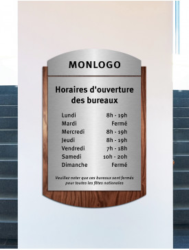 Plaque horaire