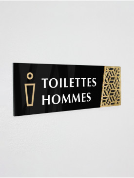 Toilettes hommes rectangle