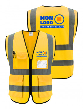 Gilet Haute Visibilité Jaune