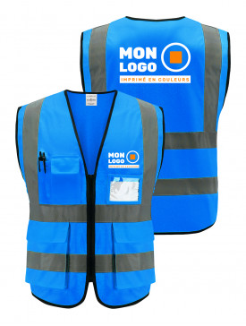 Gilet Haute Visibilité Bleu...