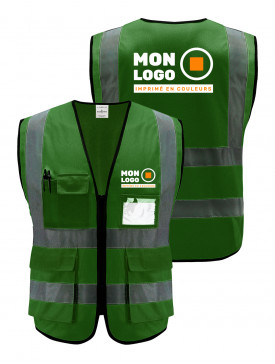 Gilet Haute Visibilité Vert